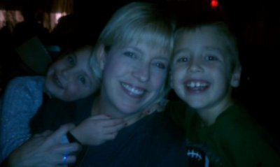 my birthday night out- lots of love from the kiddos