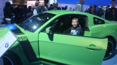 mustang- the auto show at McCormick Place