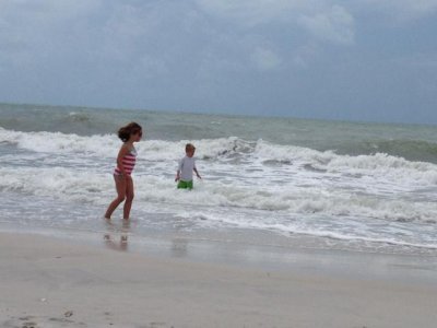 the afternoon of the storm- great waves!