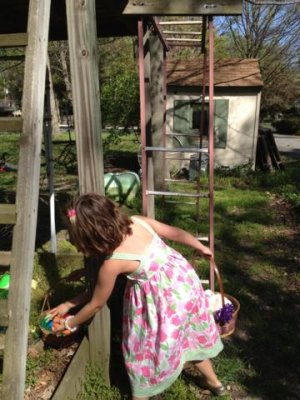 outdoor easter egg hunt
