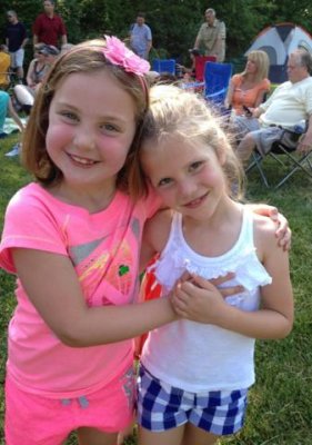 elisabeth and ava were there to watch