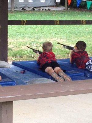 bb gun shooting at scout camp