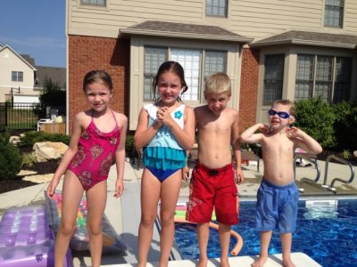 fourth of july poolside