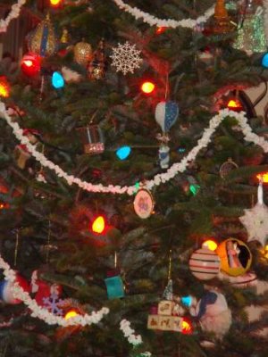 mom and dad's pretty tree