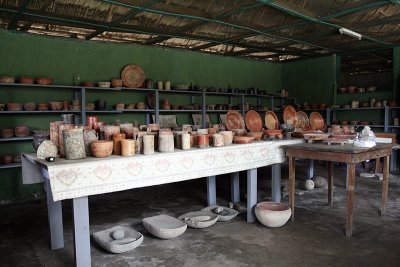 Uaxactan, looters' museum 2800