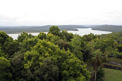 from the top of 216; Lake Yaxha  2853