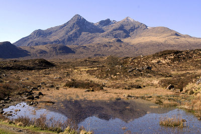 Cuillins Mountains in the distance 3109