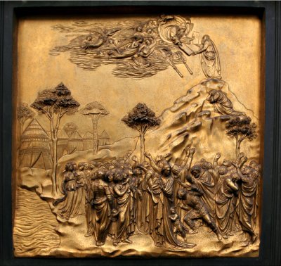 Ghiberti's door, baptistry      7898