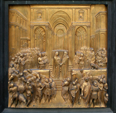 Ghiberti's door, baptistry      7899