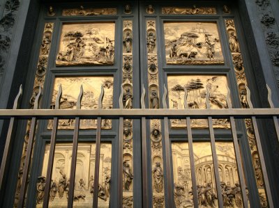 Ghiberti's door, baptistry      7903