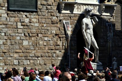 Parade/rally in Piazza della Signoria     7763