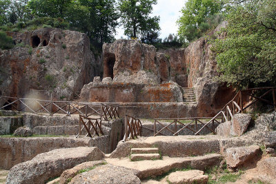 Tomb of Hildebrand at Sovana Necropolis 6725