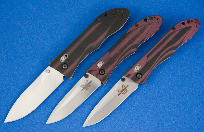 Benchmade 730 R&D, 730 proto and 730 pre prod. front