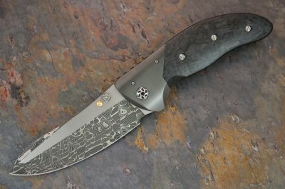 Allen Elishewitz custom knives, new-school