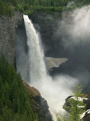 Helmcken Falls and Wells Gray Provincial Park, British Columbia