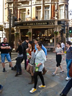 Pubs on almost every corner.