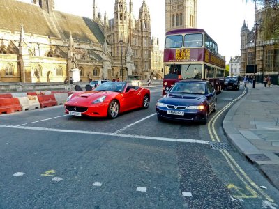 Ferrari by London Parliament