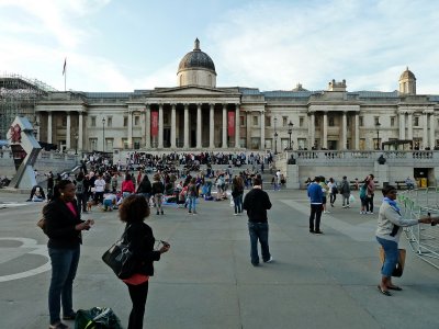 Trafalgar Square and The National Gallery