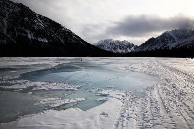 Frozen Kuskokwim River - Rohn