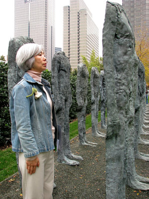 Magdelena Abakanowicz
(b. 1920)
Bronze Crowd, 1990-91
Bronze
Nasher Sculpture Center Garden, Dallas