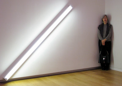 Dan Flavin
(1933-1996)
Diagonal of May 25, 1963, 1963
Warm white fluorescent light, edition 2/3
Modern Art Museum of Fort Woth