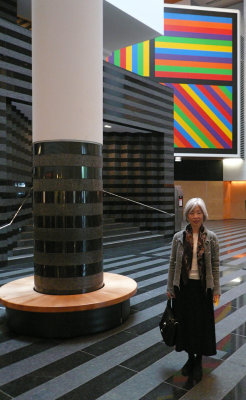 Lobby of San Francisco Museum of Modern Art
Painting in background:
Sol LeWitt
(1928-2007)
Wall Drawing #935, 2000
Acrylic