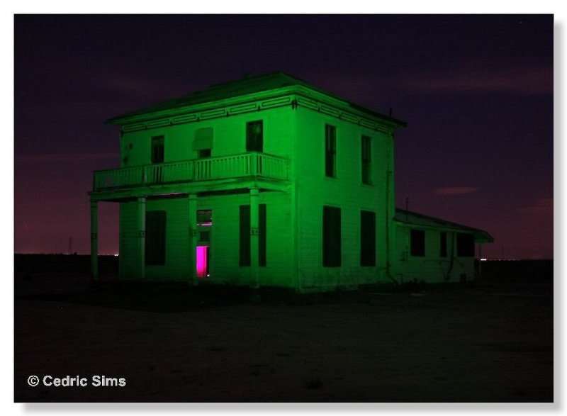 Light Painting at this Abandon House in Woodland, Ca.