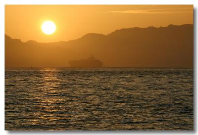 Tanker on the bay