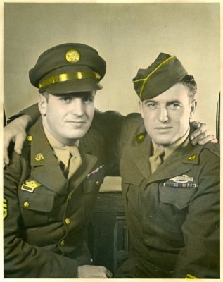 Robert Martini & cousin Arthur Martini, c1945