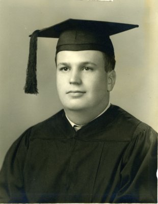Robert Martini, Sacred Heart graduation portrait, 1941