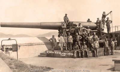 Btry Godfrey 12-inch gun & crew
