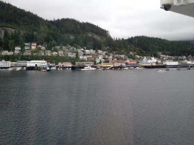 Ketchikan from our cabin (Betsy iPhone). 