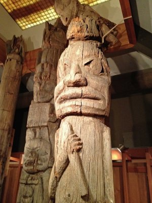 Ketchikan totem pole museum 11.11.23 (Betsy iPhone) This is the real stuff.