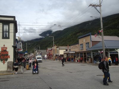 Skagway, Alaska 2012-08-25. More jewelry stores than one could ever hope for. (John iPhone)