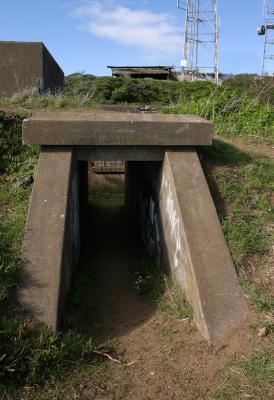Ft Barry, Bonita Hill - Tunnel to fire control stations