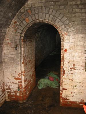 Fort Scott - West Battery magazine doorway