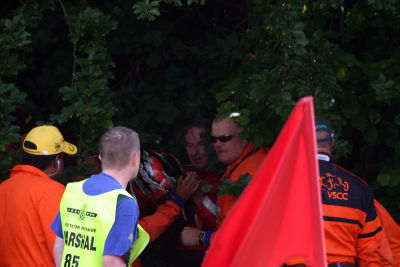 Sadly, 'someone' was unlucky coming down!