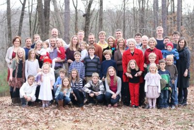 Leeba's family Christmas pic, Dec. 2011