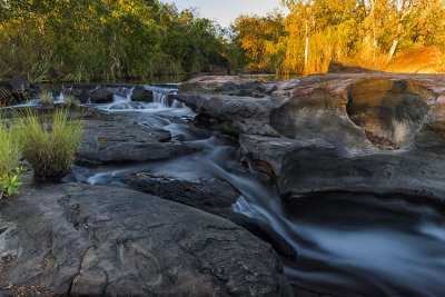 Falls at Sunset