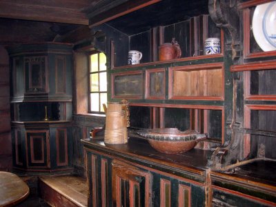 An old kitchen.