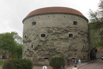 Citadel on Toompea Hill in the medieval section of Tallinn.