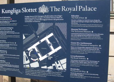 Info on the Palace of Sweden's king and queen