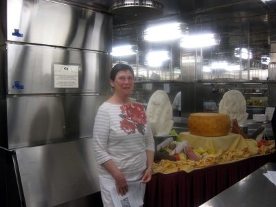 May 22, Patti tours the galley