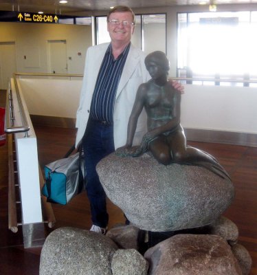 Gaylen found another mermaid in the Copenhagen airport