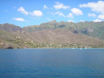 Nuku Hiva (drier than the other islands)