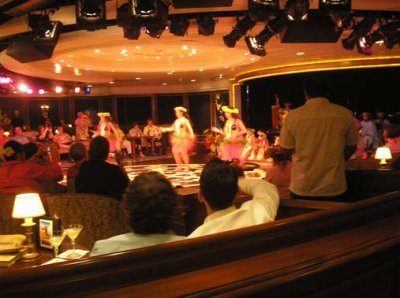Local dancers in the Cabaret Lounge