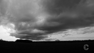 Slow moving clouds near Honiton