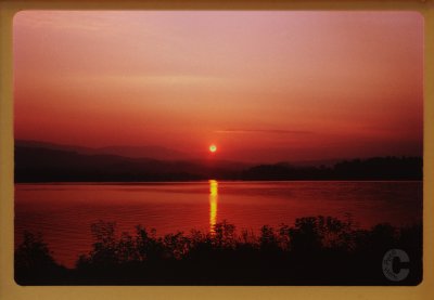 Windermere from an Old tranparency