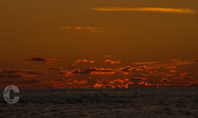 Sunset on Hartland Beach