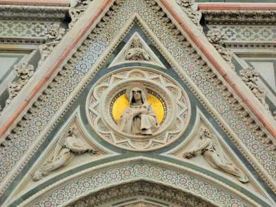 Front panel detail,Duomo, Florence 